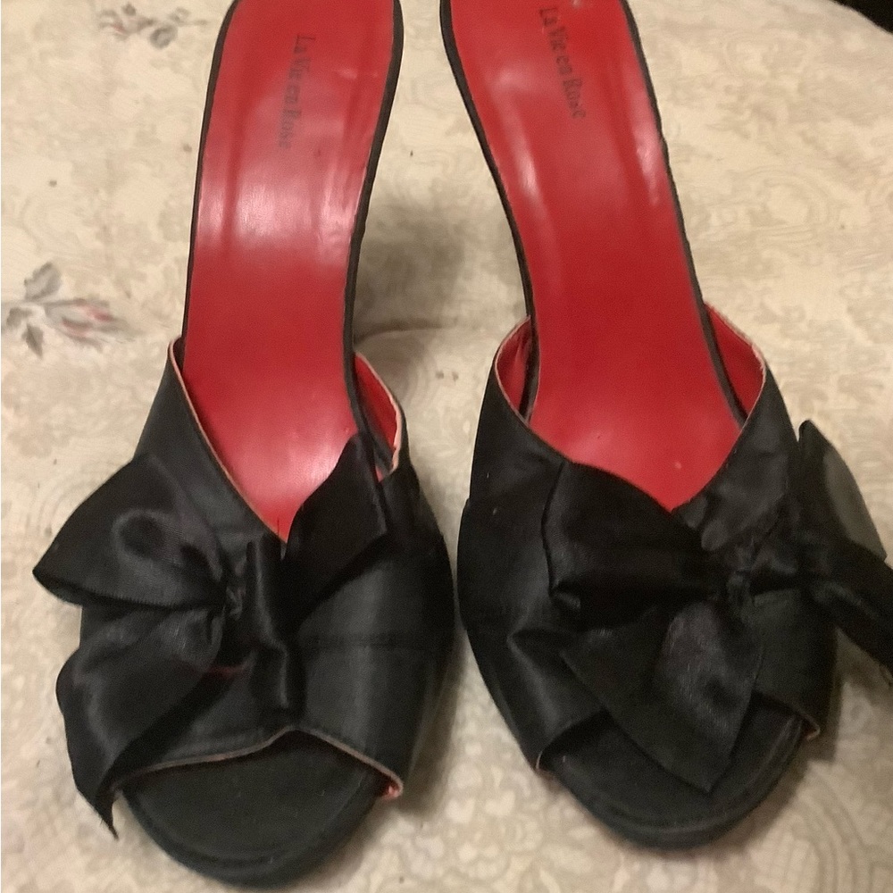 La vie en rose heels size 8